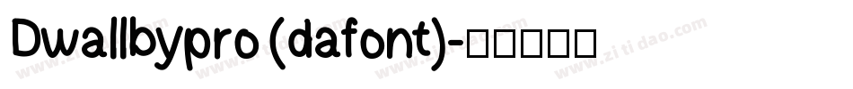 Dwallbypro (dafont)字体转换